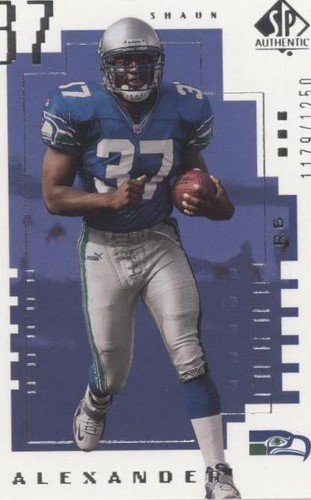 2000 SP Authentic Shaun Alexander #140