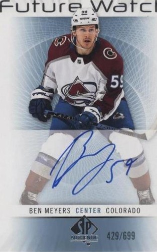 2022-23 SP Authentic - Ben Meyers #RFWA-BM