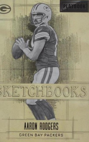 2022 Panini Playbook Aaron Rodgers #3