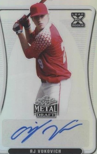2020 Leaf Metal Draft - AJ Vukovich #BA-AJV