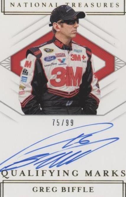 2020 Panini National Treasures - Greg Biffle #QM-GB