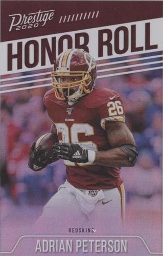 2020 Panini Prestige Adrian Peterson #HR-AP