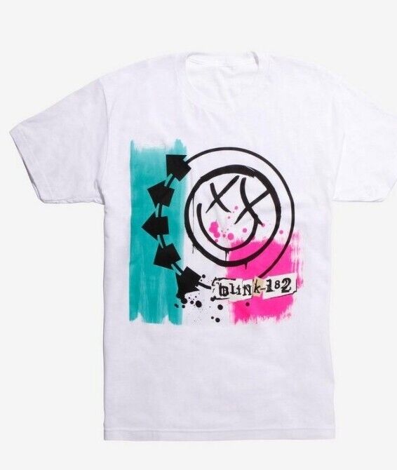 BLINK 182 T-Shirt Smiley Face SELF TITLED NEW XXL