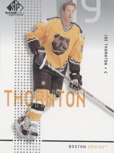 2002-03 SP Game Used - Joe Thornton #4