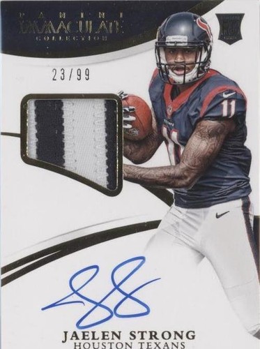 2015 Panini Immaculate Collection Jaelen Strong #147