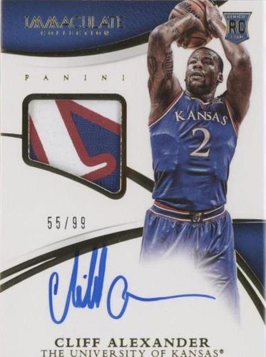 2015 Panini Immaculate Collection Collegiate - Cliff Alexander #369