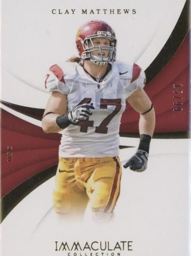 2018 Panini Immaculate Collection Collegiate Clay Matthews #9