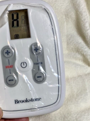 Brookstone heated micro fleece blanket instructions outlet