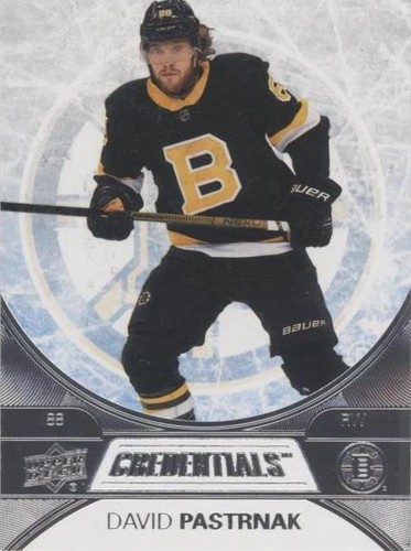 2021-22 Upper Deck Credentials - David Pastrnak #49