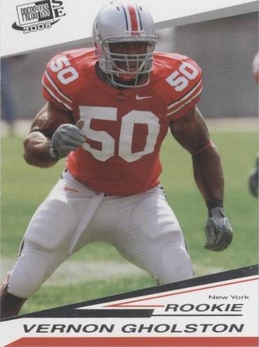 2008 Press Pass SE Vernon Gholston #40