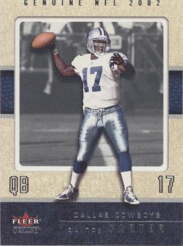 2002 Fleer Genuine Quincy Carter #18