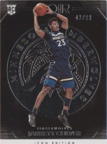 2019-20 Panini Noir - Jarrett Culver #190