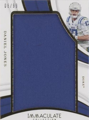 2019 Panini Immaculate Collection Collegiate Daniel Jones #8