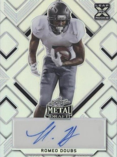 2022 Leaf Metal Draft Romeo Doubs #BA-RD1