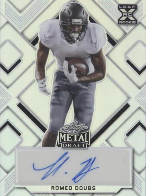 2022 Leaf Metal Draft Romeo Doubs #BA-RD1