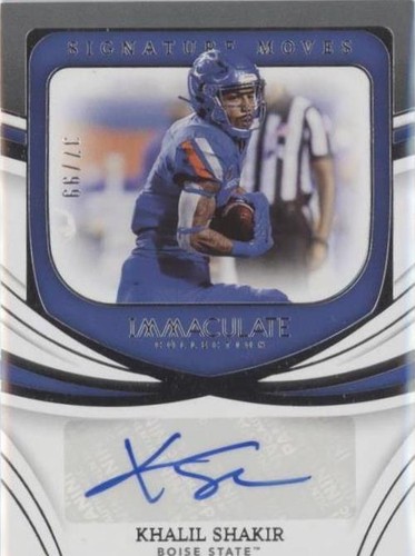 2022 Panini Immaculate Collection Collegiate Khalil Shakir #SM-KSH