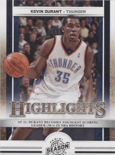 2009-10 Panini Season Update - Kevin Durant #4