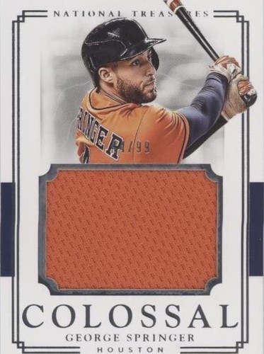 2017 Panini National Treasures - George Springer #CM-GS