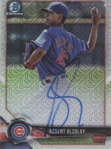 2018 Bowman - Adbert Alzolay #BMA-AA