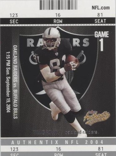 2004 Fleer Authentix Tim Brown #59