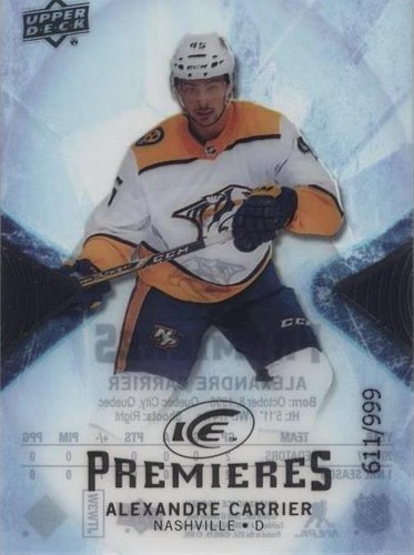 2017-18 Upper Deck Ice - Alexandre Carrier #133