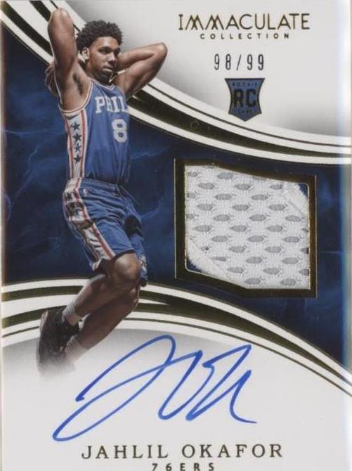 Colección Panini Immaculate 2015-16 - Jahlil Okafor #110