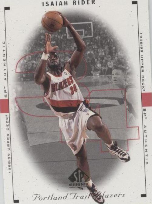 1998-99 SP Authentic - Isaiah Rider #70