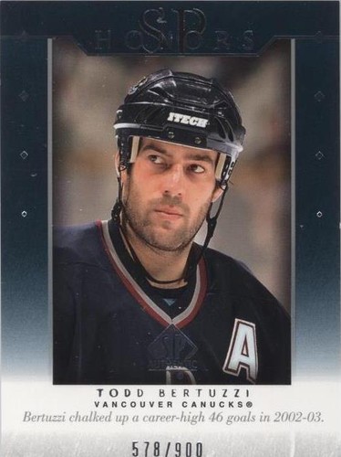 2003-04 SP Authentic - Todd Bertuzzi #H22