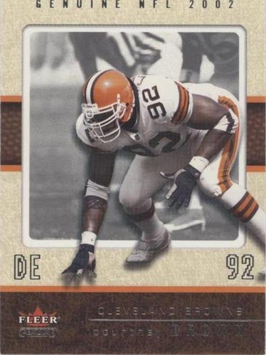 2002 Fleer Genuine Courtney Brown #64