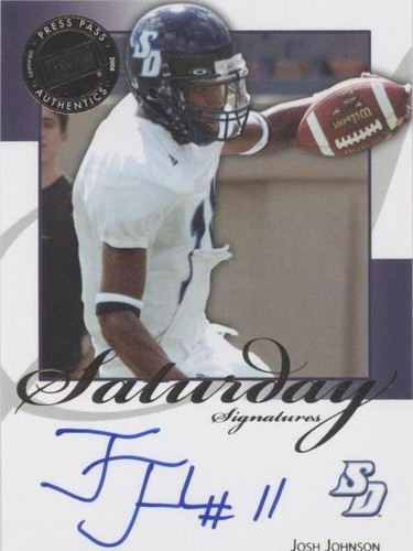 2008 Press Pass Legends Josh Johnson #SS-JJ