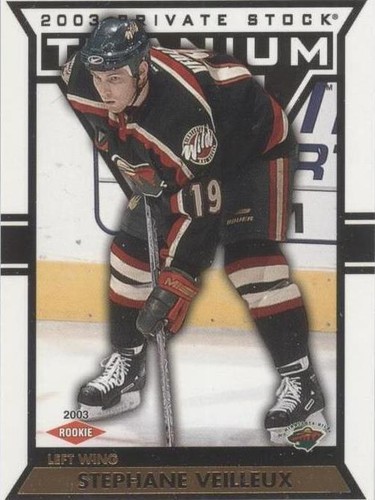 2002-03 Pacific Private Stock Titanium - Stephane Veilleux #120