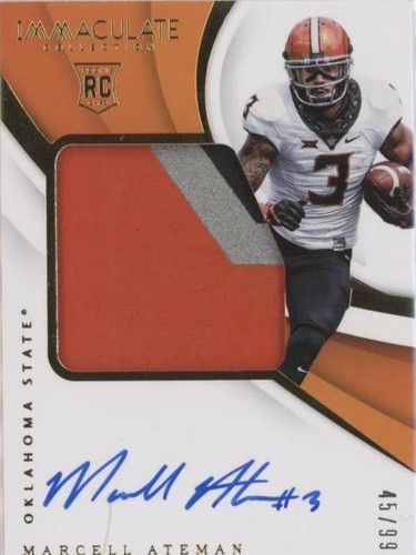 2018 Panini Immaculate Collection Collegiate Football Trading Cards