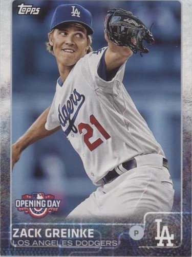 2015 Topps Opening Day - Zack Greinke #85