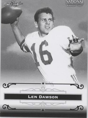 2012 Leaf National Convention Len Dawson #LD1