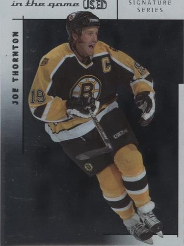 2003-04 In the Game-Used Signature Series - Joe Thornton #35