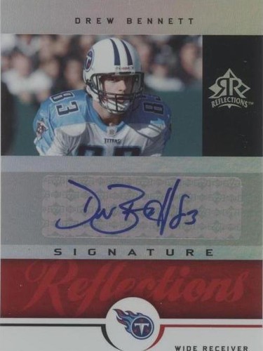 2005 Upper Deck Reflections Drew Bennett #SR-DB