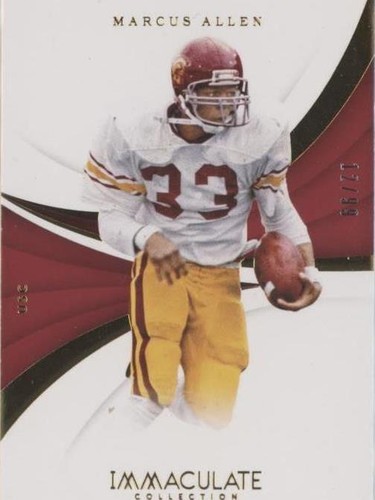 2018 Panini Immaculate Collection Collegiate Marcus Allen #27
