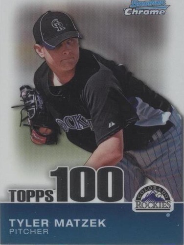 2010 Bowman Chrome - Tyler Matzek #TPC8