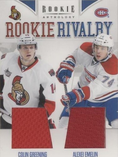 2011-12 Panini Rookie Anthology - Alexei Emelin Colin Greening #50