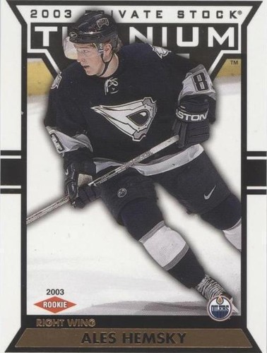2002-03 Pacific Private Stock Titanium - Ales Hemsky #115