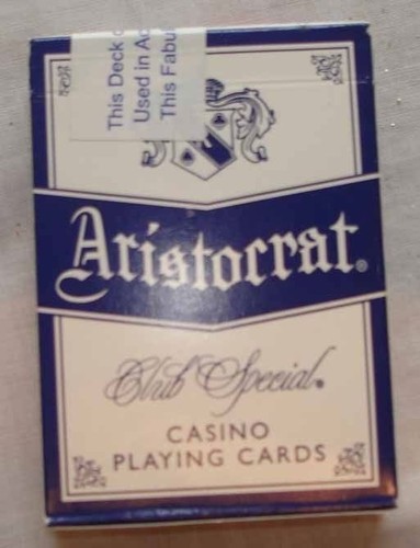 HILTON CASINO LAS VEGAS ARISTOCRAT PLAYING CARDS CASINO USED & SEALED