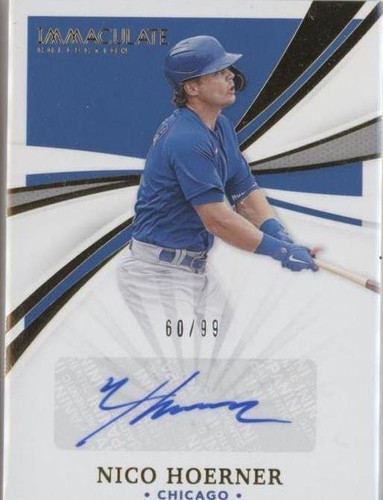 2021 Panini Immaculate Collection - Nico Hoerner #IS-NH