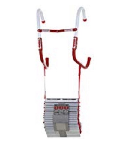Kidde 468094 Three-Story Fire Escape Ladder with Anti-Slip Rungs, 25-Foot