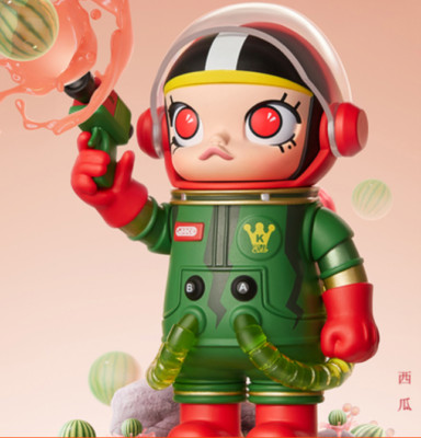 POP MART Space Molly MEGA COLLECTION 100% Watermelon Mini design doll gift