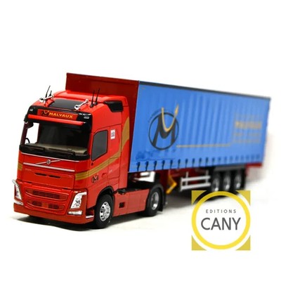 CAMION VOLVO FH 4 GLOBETROTTER TAUTLINER TPS MALVAUX - Eligor 116765 - 1/43