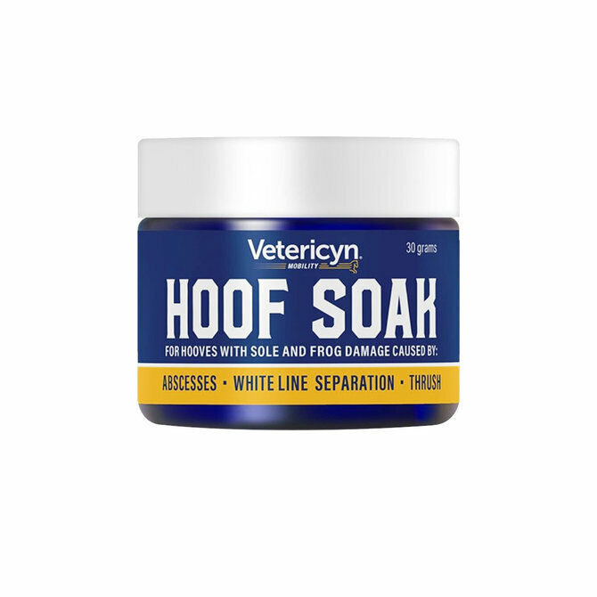 Vetericyn Mobility Equine Hoof Soak, For hooves with sole and frog damage