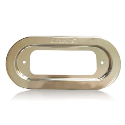 MAXXIMA M50146 6'' Oval Stainless Steel Mounting Bezel for M63353Y Warning light