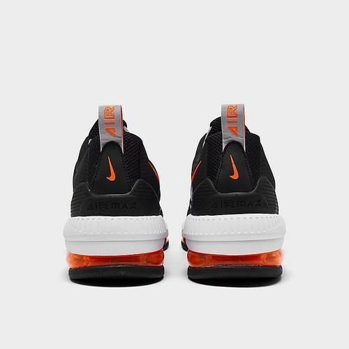 NIKE NIKE MEN'S AIR MAX GENOME BLACK/TOTAL ORANGE RUNNING SHOES 2022 ALL