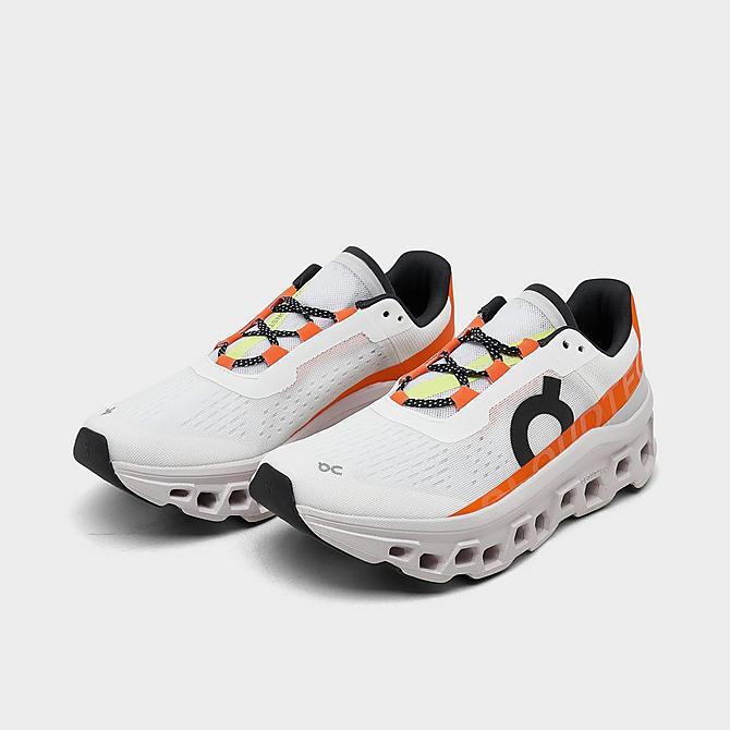 Pre-owned On Running Brand Cloud Cloudmster White/orange Women's Shoes 2024