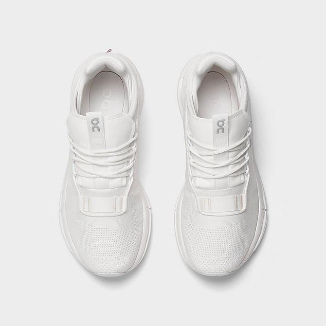Pre-owned On Running Brand Cloud Cloudnova Undyed All White Women's Shoes 2024